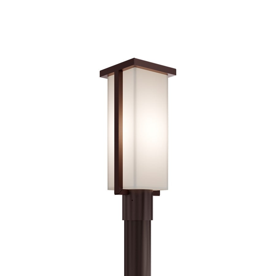 Modern Forms Ledge 16.8" LED Outdoor Post Light, Bronze/White - PM-W1417-35-BZ