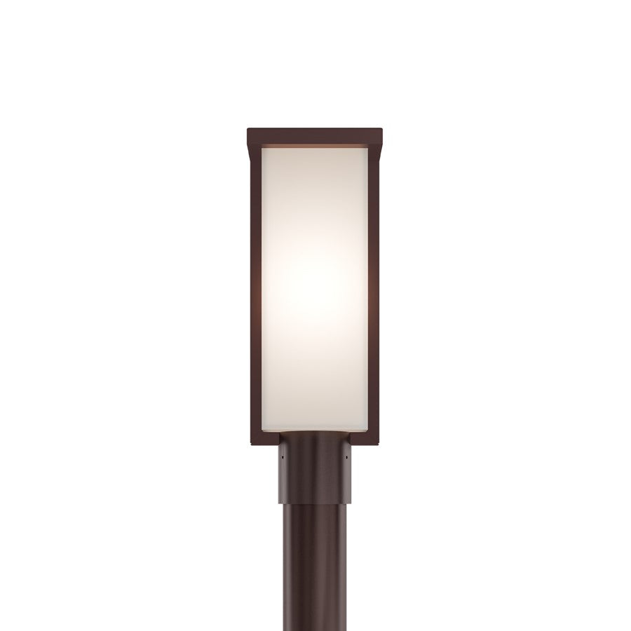 Modern Forms Ledge 16.8" LED Outdoor Post Light, Bronze/White
