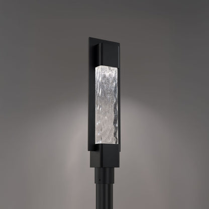Modern Forms Mist 1Lt 23" LED Outdoor Post Light, Black/Seedy