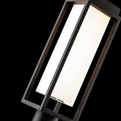 Modern Forms Framed 1Lt 20" LED Outdoor Post Light, Bronze/White