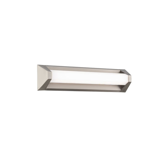 Modern Forms Swale 20" LED Bath/Wall Light/3000K, Nickel/White - WS-1520-30-BN