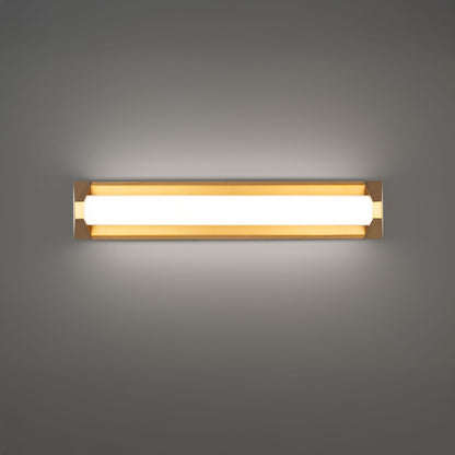 Modern Forms Swale 27" LED Bath/Wall Light, 32700K, Brass/White
