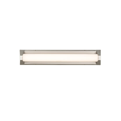 Modern Forms Swale 27" LED Bath/Wall Light, 32700K, Nickel/White