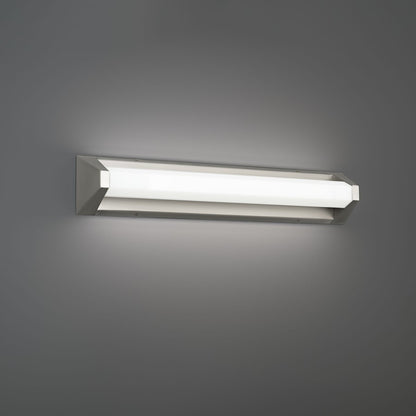 Modern Forms Swale 27" LED Bath/Wall Light, 32700K, Nickel/White