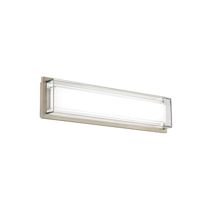 Modern Forms Ice Bar 20" LED Bath/Wall Light/4000K, NK/Clear - WS-16520-40-BN