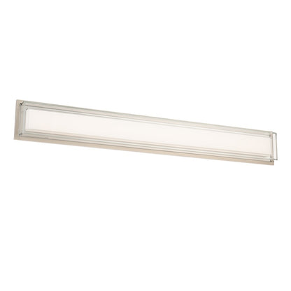 Modern Forms Ice Bar 38" LED Bath/Wall Light/3000K, NK/Clear - WS-16538-30-BN