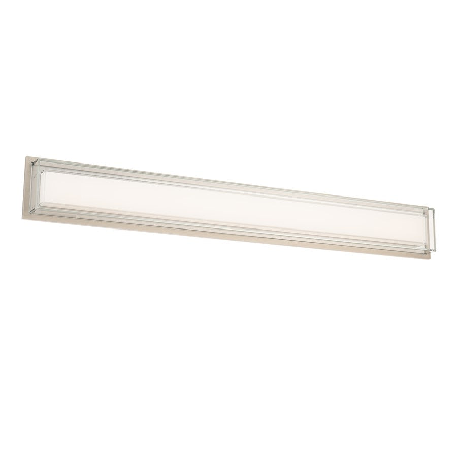 Modern Forms Ice Bar 38" LED Bath/Wall Light/4000K, NK/Clear - WS-16538-40-BN
