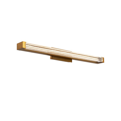 Modern Forms Skein 27" LED Bath/Wall Light/3000K/3500K, Brass/Seedy - WS-3527-AB