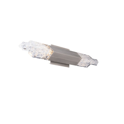 Modern Forms Montage 1Lt 32" LED Bath/Wall Light, Nickel/Clear - WS-54432-BN