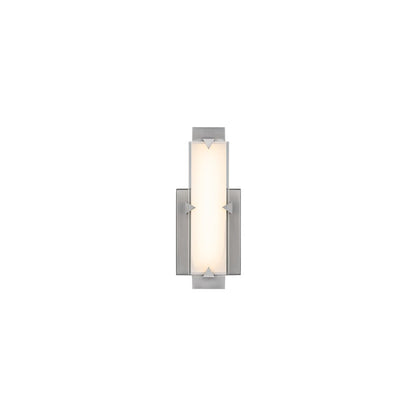Modern Forms Carlisle 11" LED Wall Sconce/3000K, Nickel/White - WS-7511-30-BN