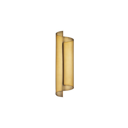 Modern Forms Pirouette 18" LED Wall Sconce/3000K, Aged Brass - WS-94518-30-AB