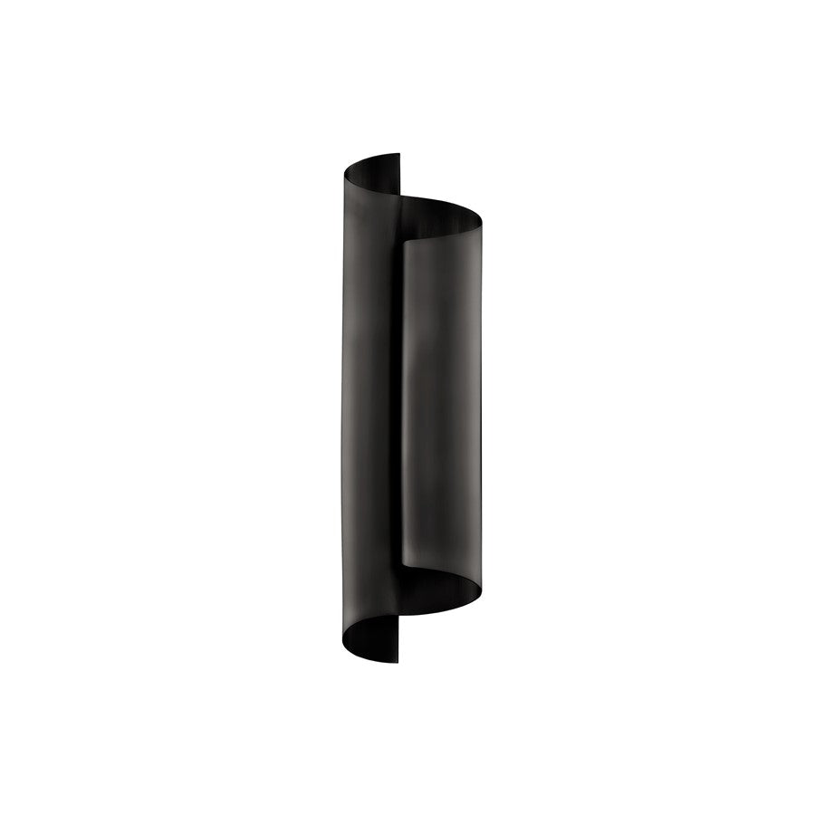 Modern Forms Pirouette 1Lt 24" LED Wall Sconce/2700K, Black - WS-94524-27-BK