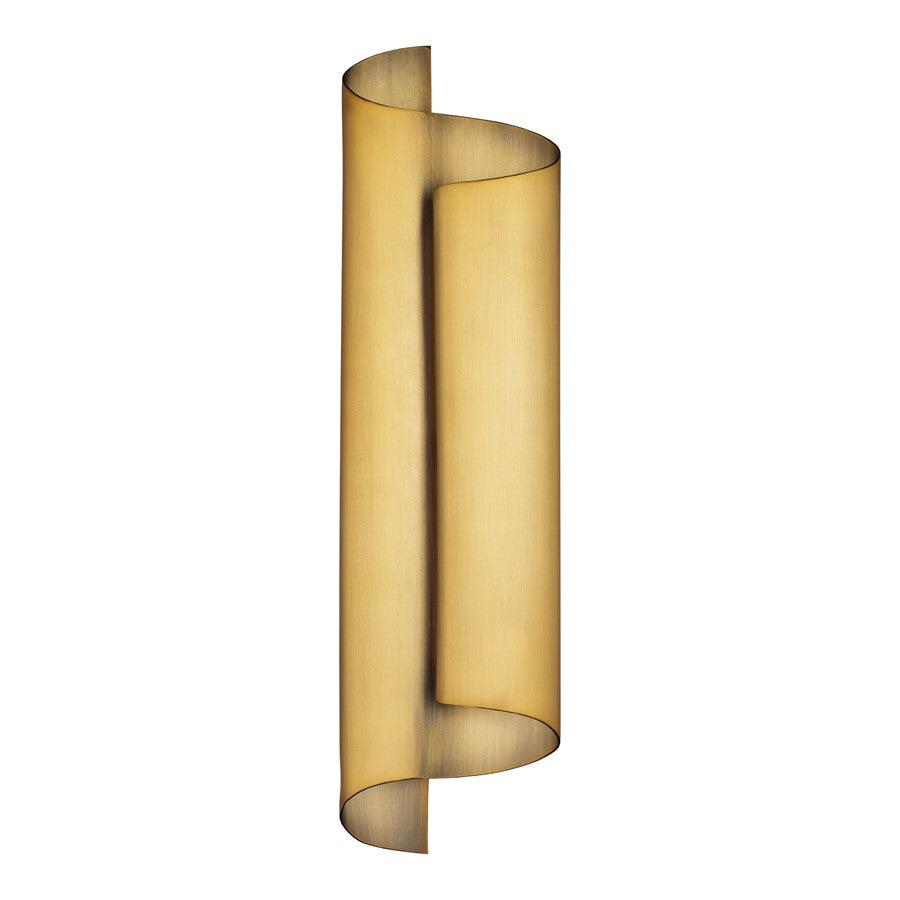 Modern Forms Pirouette 1Lt 24" LED Wall Sconce, Aged Brass - WS-94524-40-AB