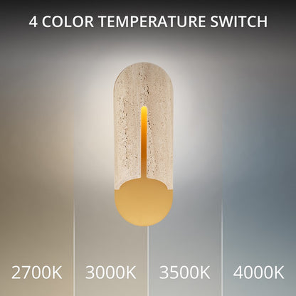 Modern Forms Clog 16" LED Outdoor Wall/2700K, Beige/Brass