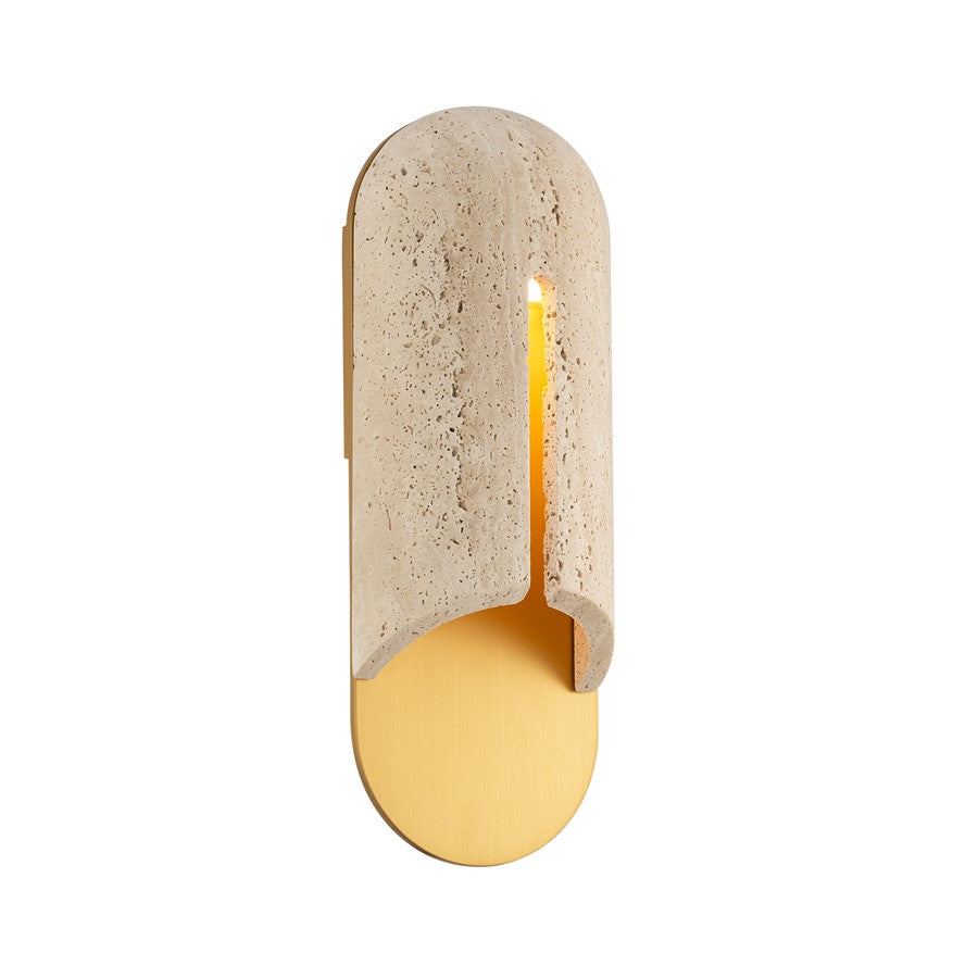 Modern Forms Clog 16" LED Outdoor Wall Light, BG/BR/BG - WS-W10516-40-WV-AB