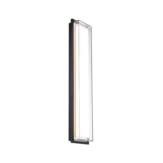 Modern Forms Ice Bar 26" LED Outdoor Wall/3000K, BK/CL/WH - WS-W16526-30-BK