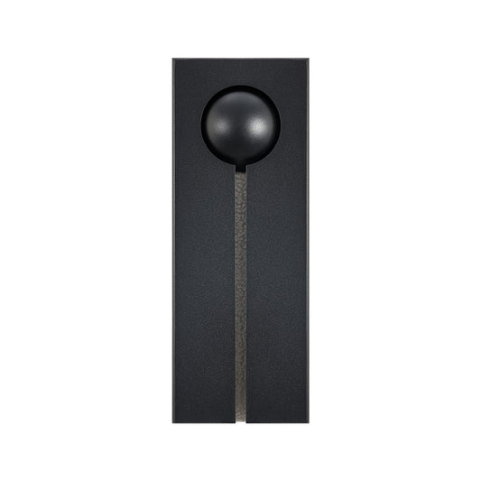 Modern Forms Keyhole 16" LED Outdoor Wall Light, BK/TNK - WS-W20516-BK-BN