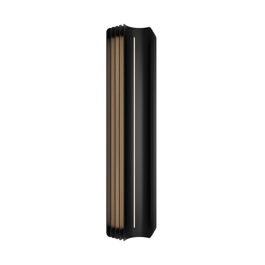Modern Forms Kane 1Lt 24" LED Outdoor Wall Light/2700K, Black - WS-W56524-27-BK