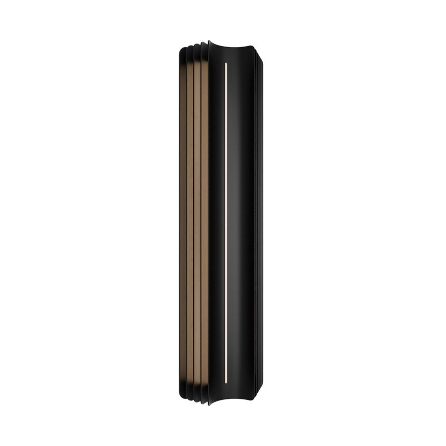 Modern Forms Kane 1Lt 24" LED Outdoor Wall Light/3000K, Black - WS-W56524-30-BK