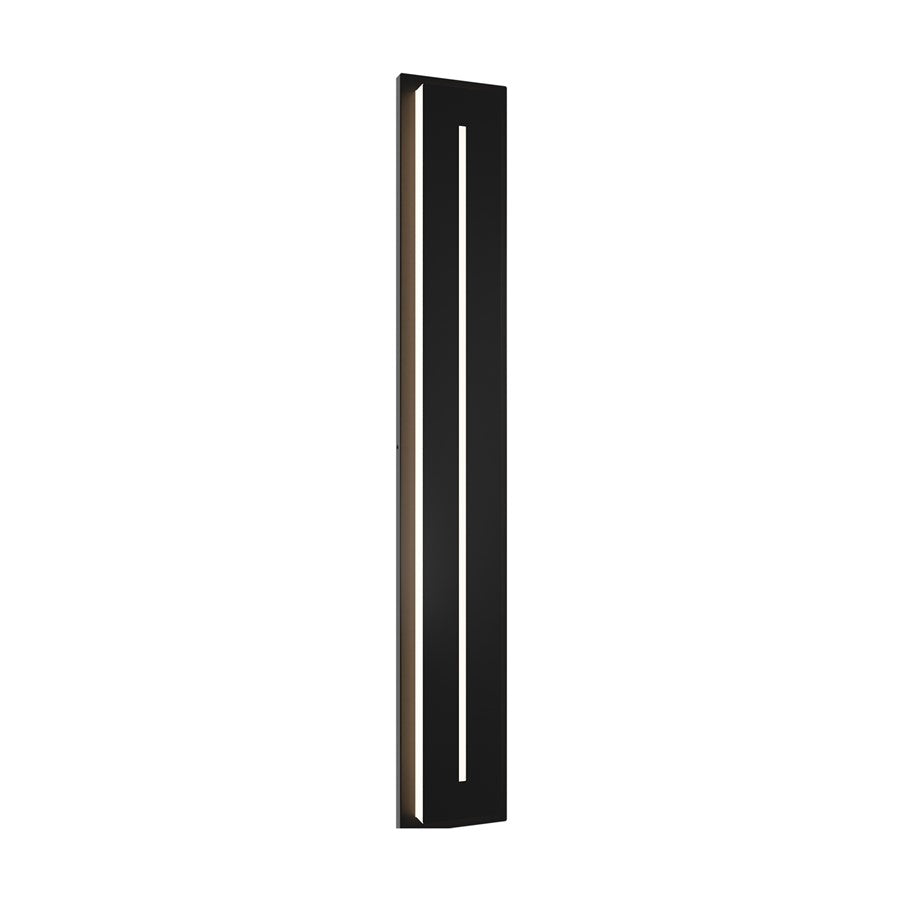 Modern Forms Midnight 46" LED Outdoor Wall Light/3500K, BK/WH - WS-W66246-35-BK