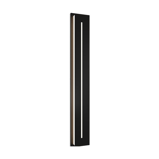 Modern Forms Midnight 46" LED Outdoor Wall Light, Black/White - WS-W66246-40-BK