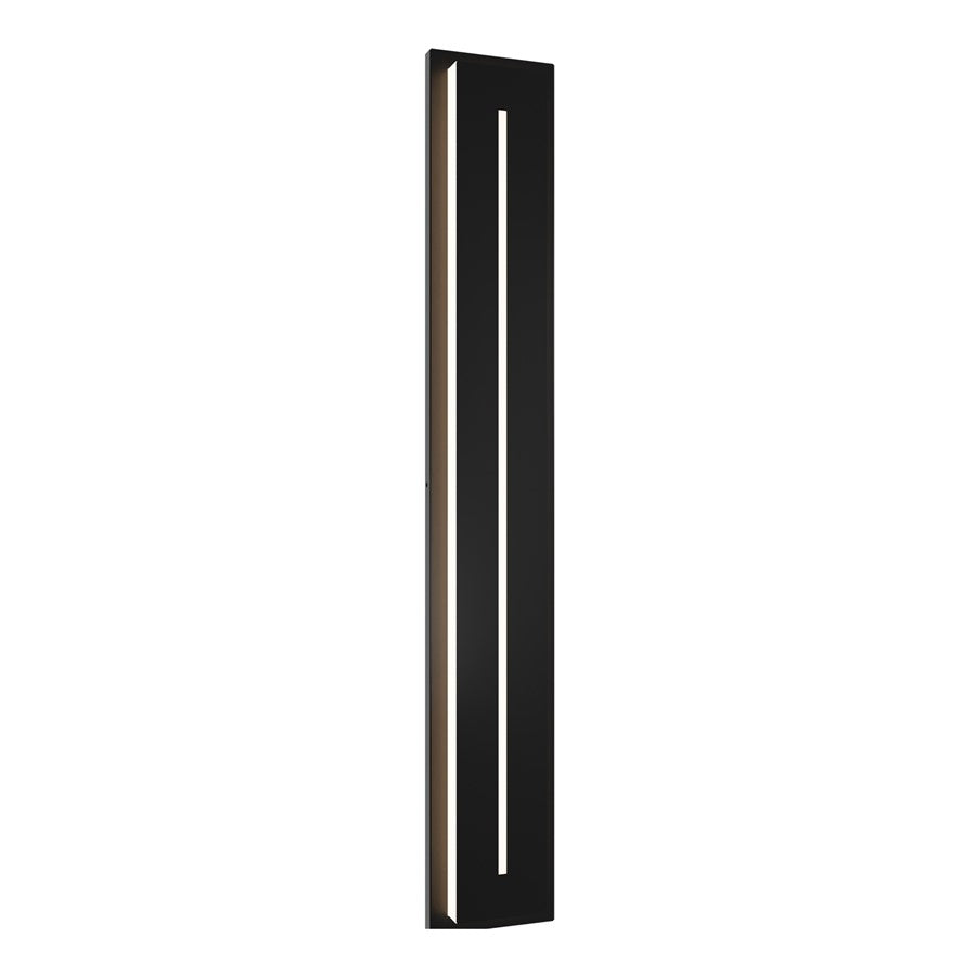 Modern Forms Midnight 56" LED Outdoor Wall Light, Black/White - WS-W66256-40-BK