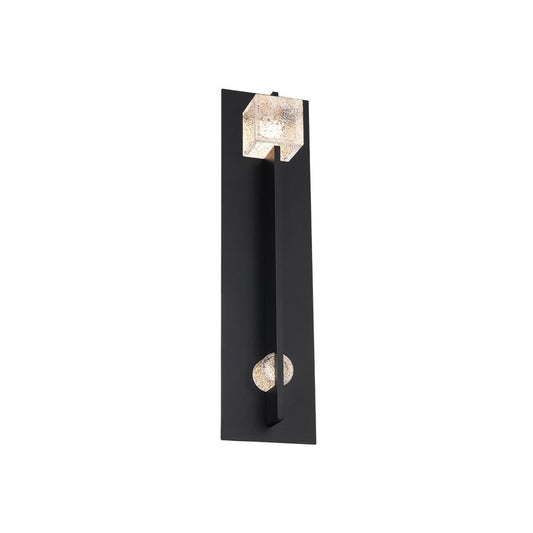 Modern Forms Scepter 2Lt 22" LED Outdoor Wall Light, BK/Textured - WS-W68522-BK