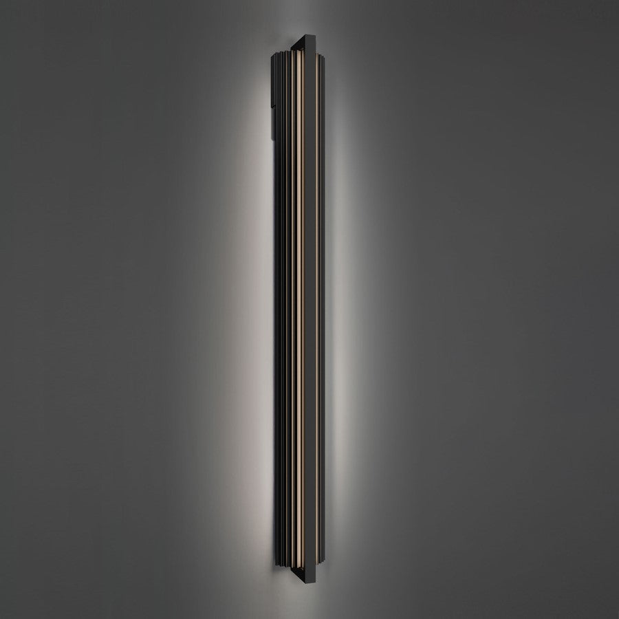 Modern Forms Krimp 1Lt 48" LED Outdoor Wall Light, Black