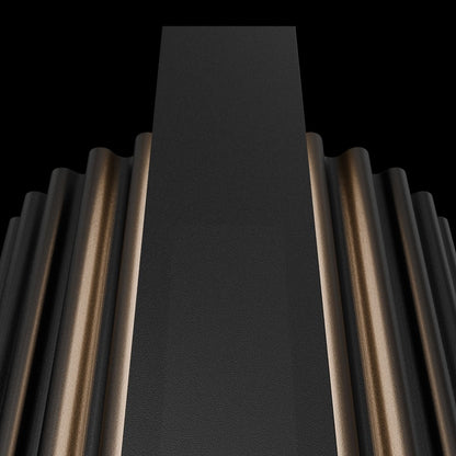 Modern Forms Krimp 1Lt 48" LED Outdoor Wall Light, Black