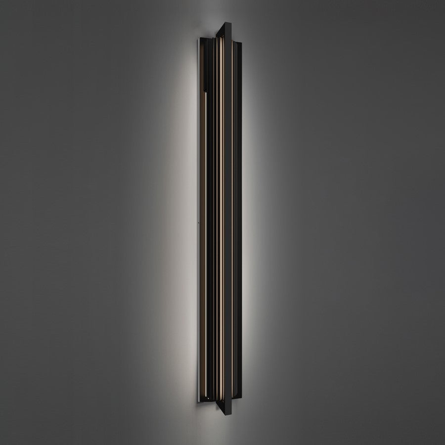 Modern Forms Krimp 1Lt 60" LED Outdoor Wall Light, Black