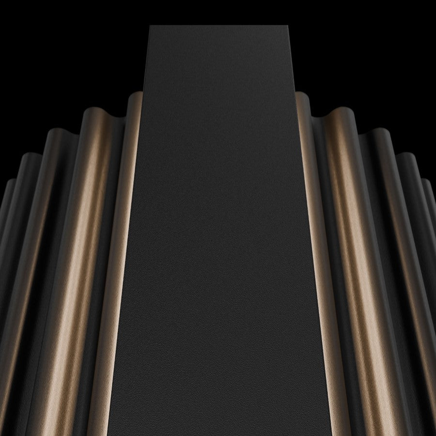 Modern Forms Krimp 1Lt 60" LED Outdoor Wall Light, Black