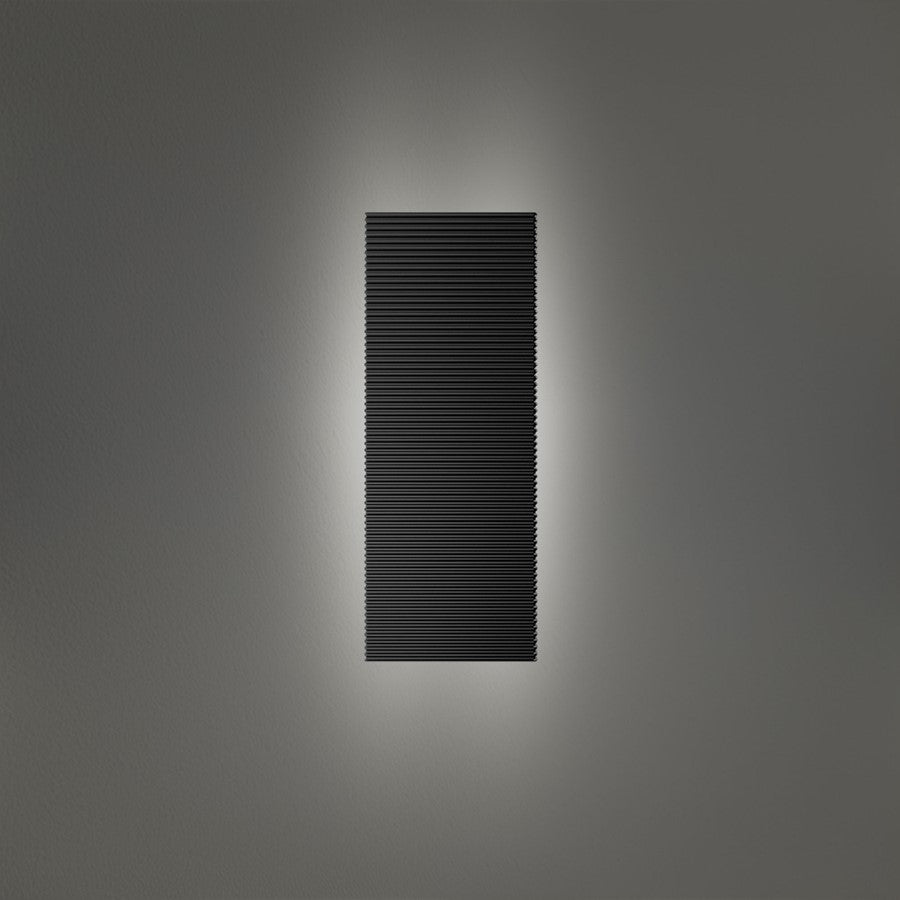Modern Forms Pillar 2Lt 16" LED Outdoor Wall Light, 3000K, BK