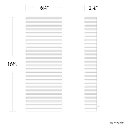 Modern Forms Pillar 2Lt 16" LED Outdoor Wall Light, 3500K, BK