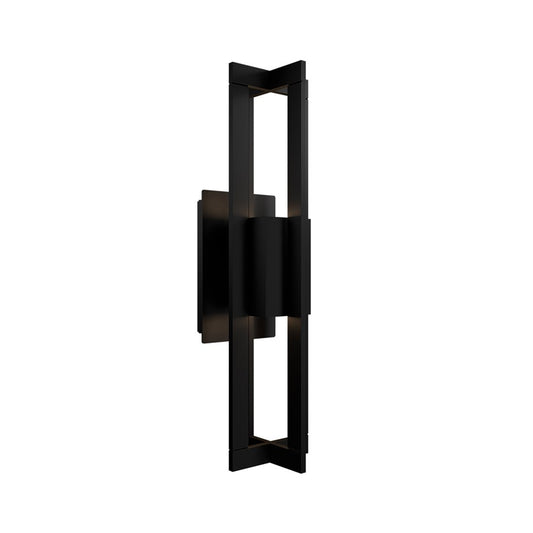 Modern Forms Gander 20" LED Outdoor Wall Light/2700K, Black - WS-W78520-27-BK