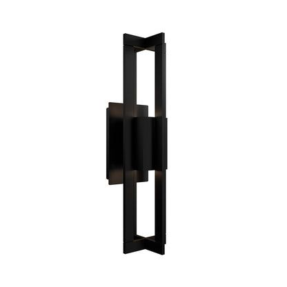 Modern Forms Gander 20" LED Outdoor Wall Light/3500K, Black - WS-W78520-35-BK