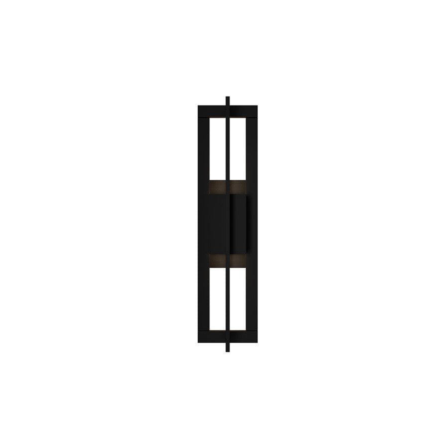 Modern Forms Gander 20" LED Outdoor Wall Light, 3500K, Black