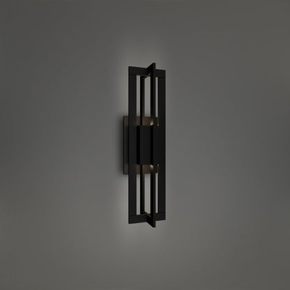 Modern Forms Gander 1Lt 20" LED Outdoor Wall Light, Black