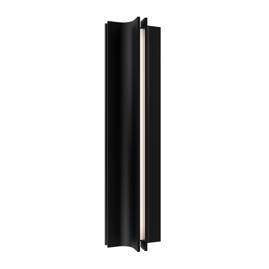 Modern Forms Strait 22" LED Outdoor Wall Light/3000K, Black - WS-W82522-30-BK