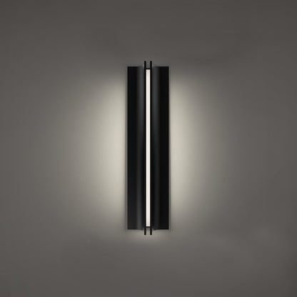 Modern Forms Strait 22" LED Outdoor Wall Light, 3000K, Black
