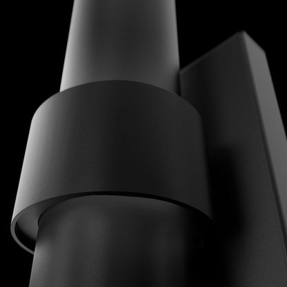 Modern Forms Quincy 2Lt 20" LED Outdoor Wall Light, Black