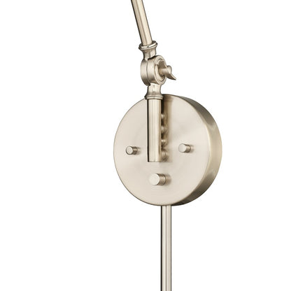 Millennium Lighting Evonne 1Lt Swing Arm Sconce, Gold/ Gold