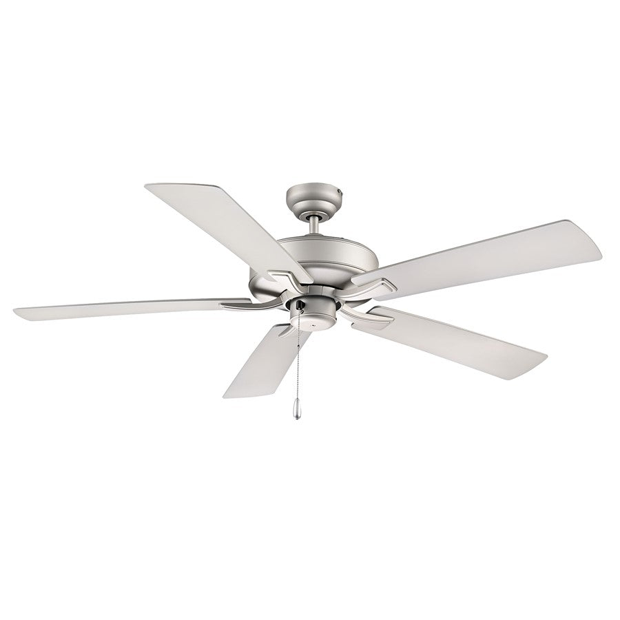 RP Lighting Velbreeze 5Bld 52" Ceiling Fan, Brushed Pewter - 1017WBP-BP