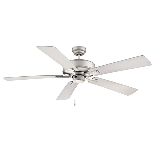 RP Lighting Velbreeze 5Bld 52" Ceiling Fan, Brushed Pewter - 1017WBP-BP