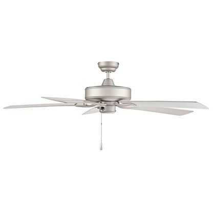RP Lighting Velbreeze 5Bld 52" Ceiling Fan, Brushed Pewter
