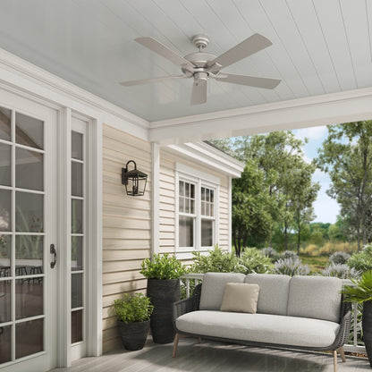 RP Lighting Velbreeze 5Bld 52" Ceiling Fan, Brushed Pewter