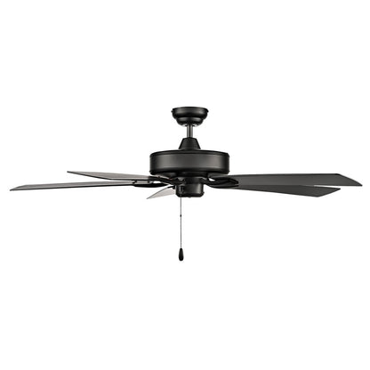 RP Lighting Velbreeze 5Bld 52" Ceiling Fan, Matte Black