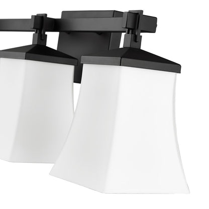 Millennium Lighting Sonorra 3Lt Vanity, Black/Opal White