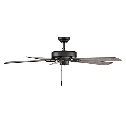 RP Lighting Brisden 5Bld 52" Ceiling Fan, Matte Black