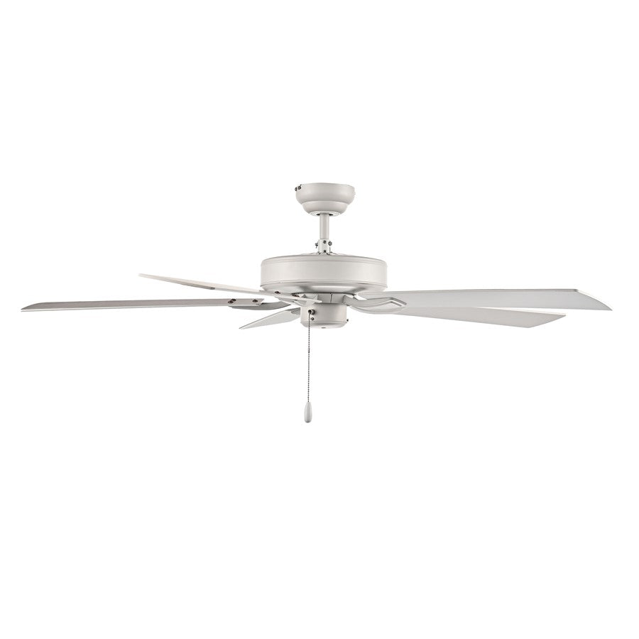 RP Lighting Brisden 5Bld 52" Ceiling Fan, Matte White