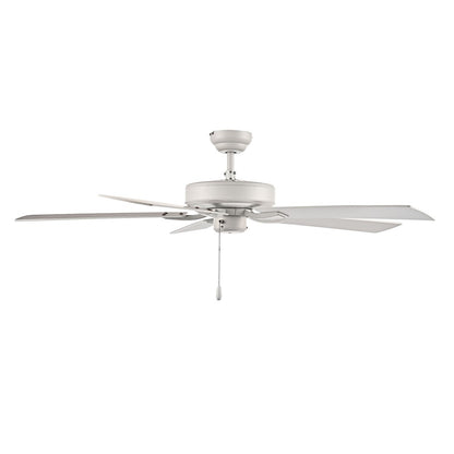 RP Lighting Brisden 5Bld 52" Ceiling Fan, Matte White